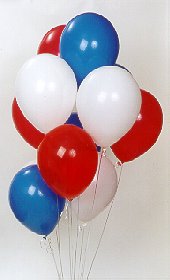  Ankara internetten iek sat  17 adet renkli karisik uan balon buketi